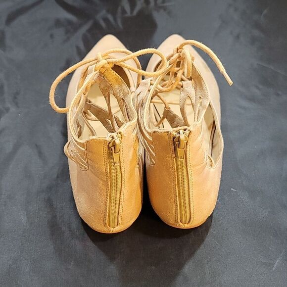 BRAND NEW COCONUT BY MATISSE POINTED TOE LACE UP WOMEN'S BALLET FLAT SHOE - Picture 5 of 14